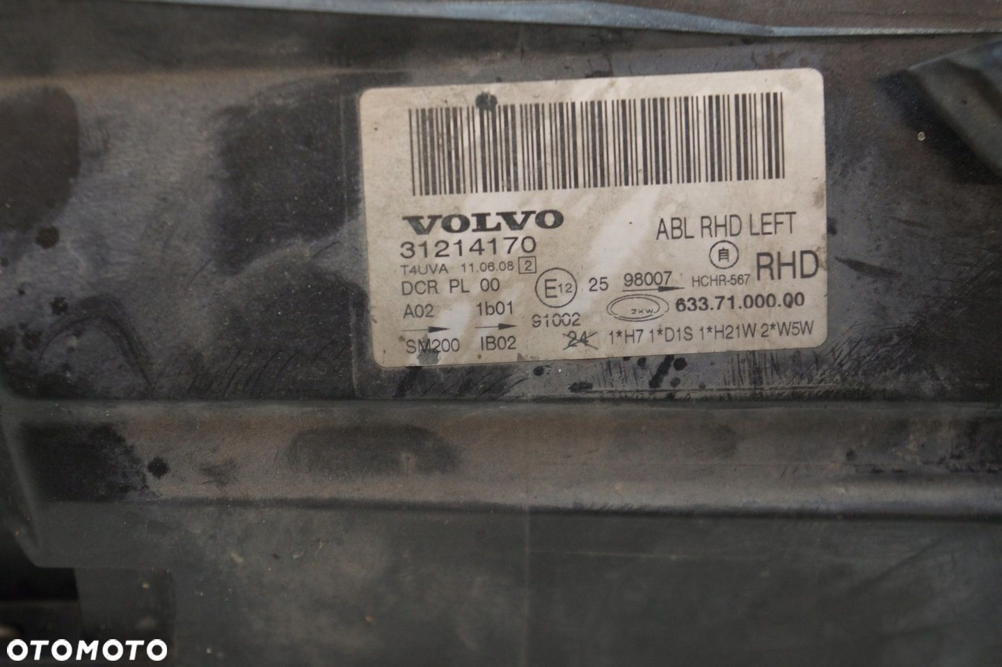 LAMPA LEWY PRZÓD LEWA PRZEDNIA VOLVO S80 II V70 III XC70 XENON 31214170 - 5