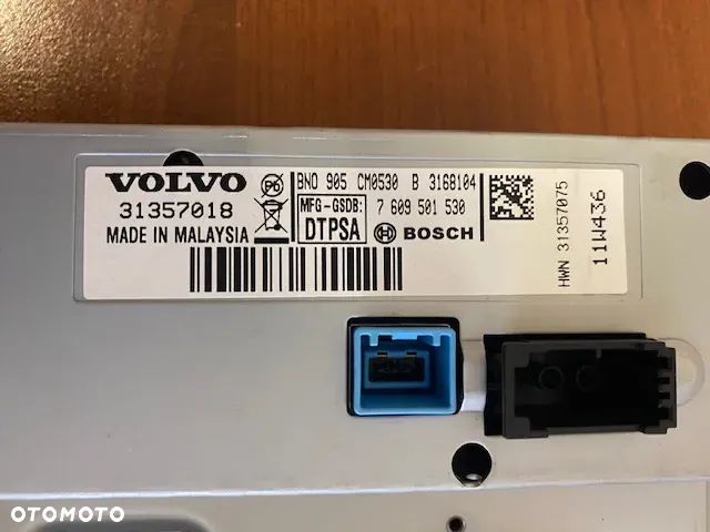 WYŚWIETLACZ EKRAN VOLVO S60 V60 7609501530 - 3