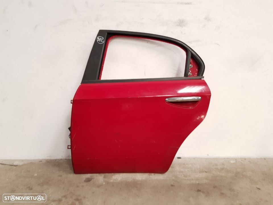 PORTA TRASEIRA TRÁS ESQUERDA ALFA ROMEO 159 SEDAN CARRO FECHO ELEVADOR MOTOR PUXADOR VIDRO - 1