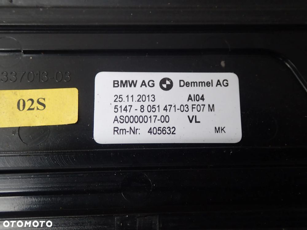 NAKŁADKI PROGOWE M-PAKIET BMW 5 GT - 7