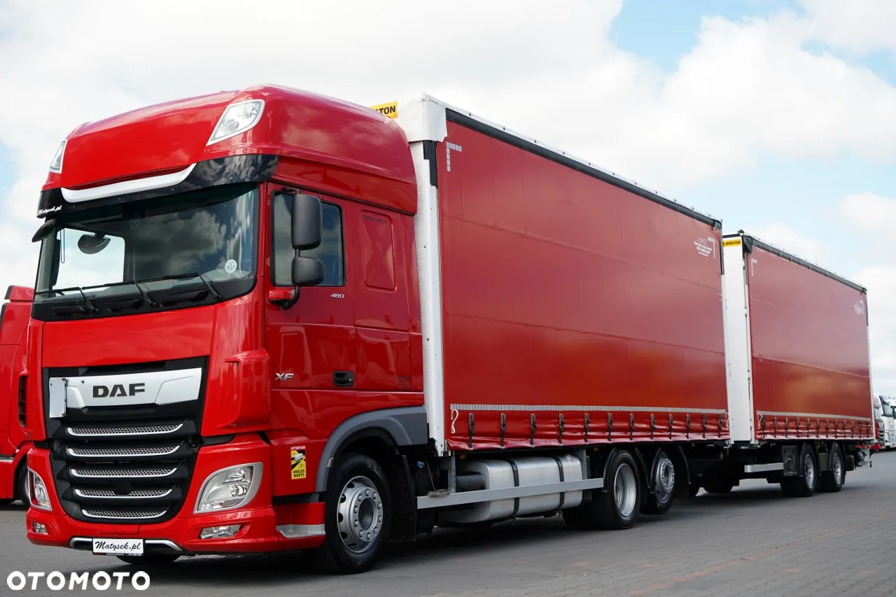 DAF XF 480 / ZESTAW TANDEM / 120 M3 / PRZEJAZDOWY / PO ZŁOTYM KONTRAKCIE SERWISOWYM - 2