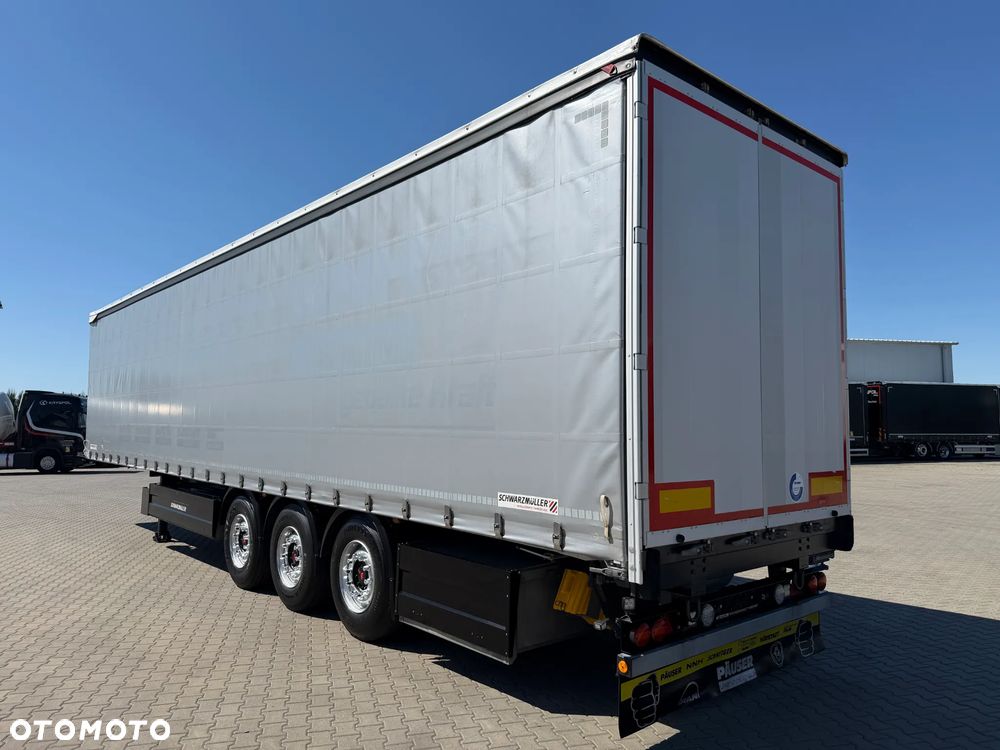 Schwarzmuller J-SERIE FIRANKA / STANDARD / OŚ PODNOSZONA / OSIE SAF / KOSZ NA PALETY / Z DE TYLKO 370 TYŚ KM - 1