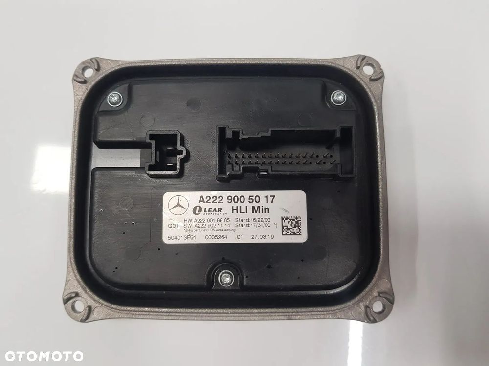 Moduł przetwornica lampy LED MERCEDES W222 W205 W213 W238 A2229005017 - 1