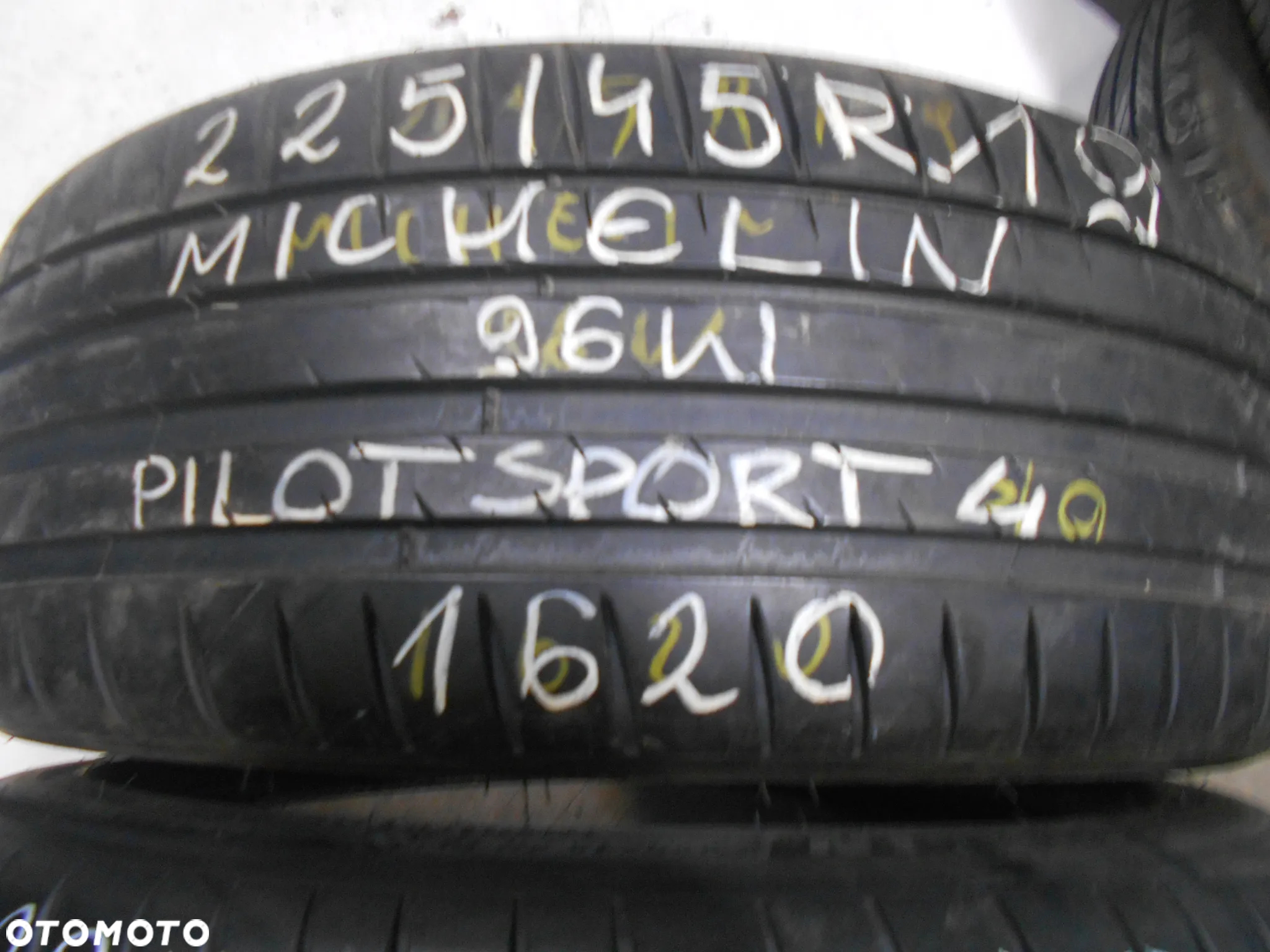 OPONY 225/45R19 MICHELIN PILOT SPORT 4 DOT 1620 7.3MM - 2