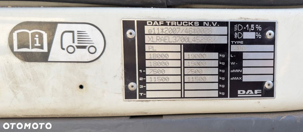 DAF LF 280 // XARIOS 500 /// Chłodnia /// Winda Dhollandoa - 16