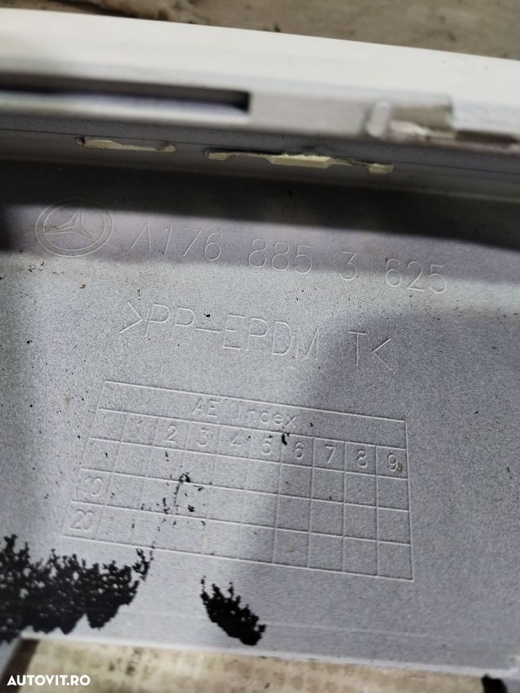 Bara fata Mercedes A-Class W176, facelift, 2015, 2016, 2017, 2018, cod origine OE A1768853625. - 14