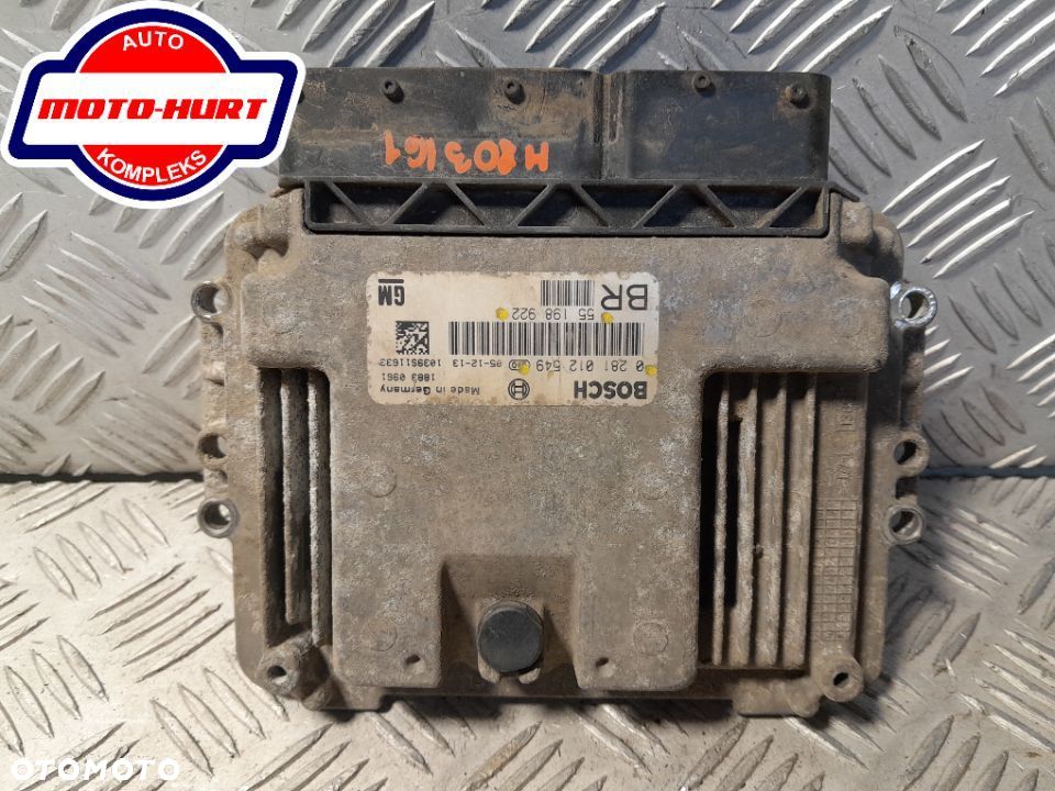 KOMPUTER STEROWNIK OPEL ZAFIRA B 1.9 CDTI 0281012549 - 1