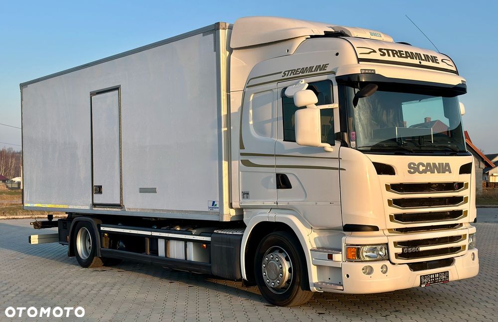 Scania G360 / IZOTERMA / 6.8 M DŁUGOŚCI / AUTOMAT / CAŁA NA PODUSZKACH / KLIMA POSTOJOWA / ELEKTRYCZNA ROLETA TYŁ / SYPIALKA - 2