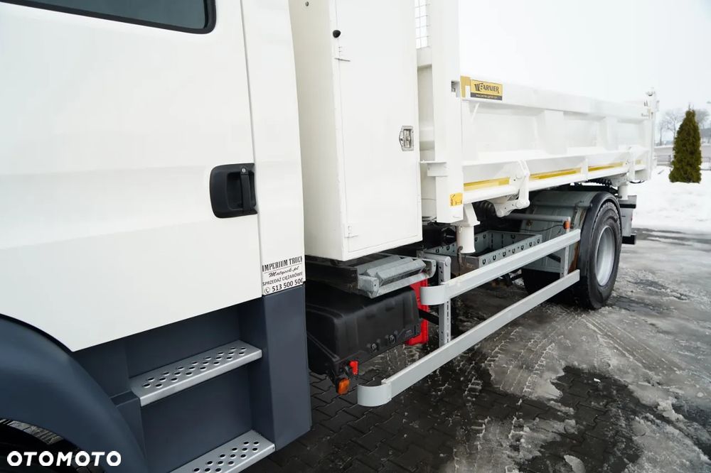 MAN TGM 18.340 / 4X2 / 3 STRONNA WYWROTKA / HYDROBURTA / BRYGADÓWKA 7 MIEJSC / BORDMATIC - 14