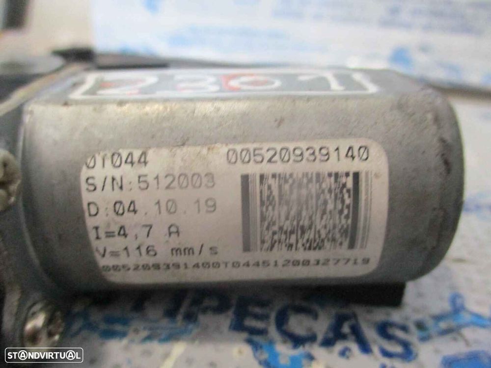 Motor Elevador Vidro 00520939140 FIAT TIPO 2 FASE 2 2020 1.3JTD 95CV 5P BRANCO TD - 4