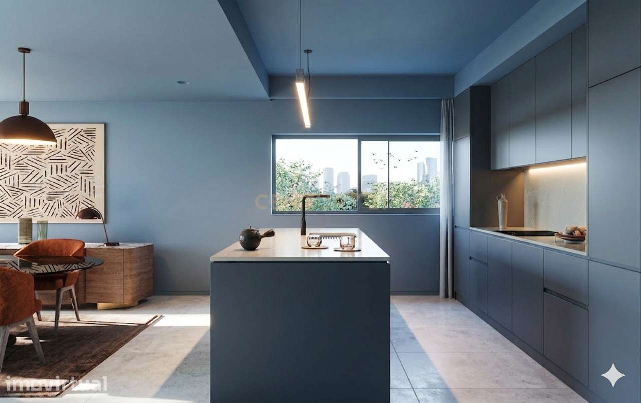 T2+1 Novo | Empreendimento Bosque | Terraço 27m² | Garagem Box 33m² - Grande imagem: 3/10