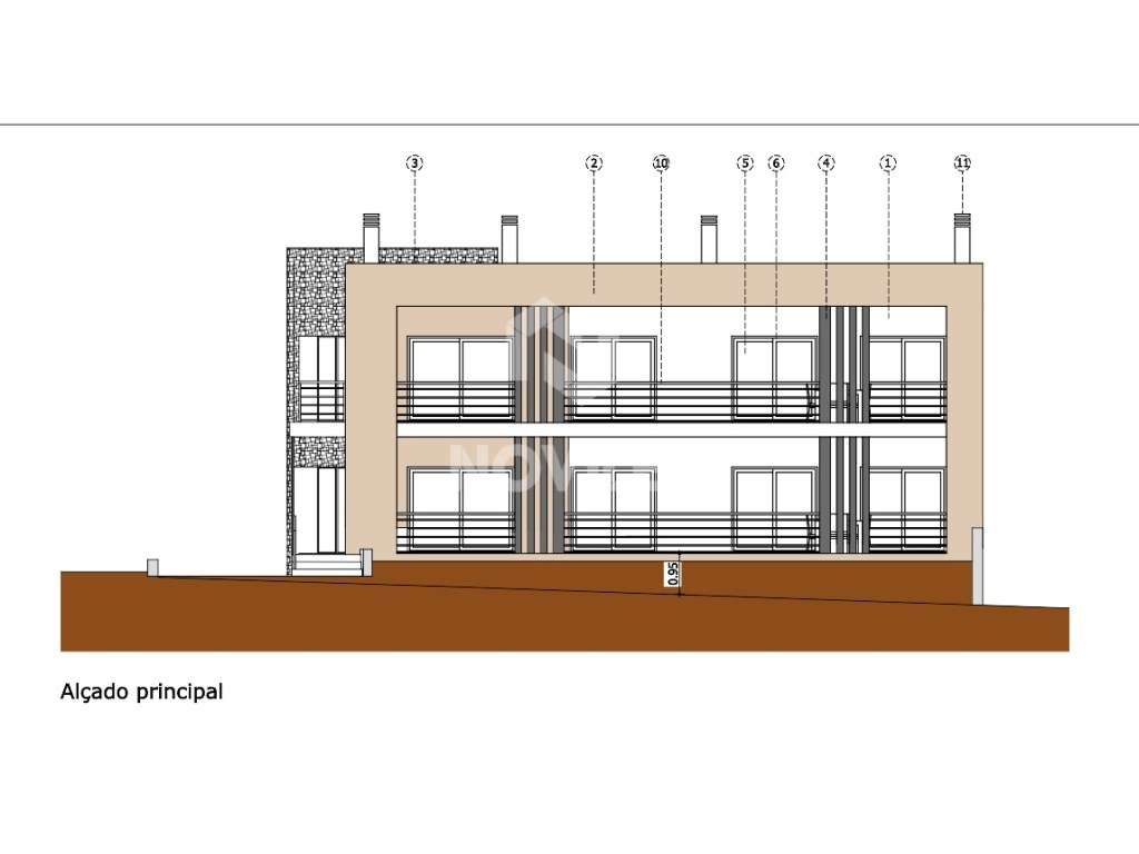 Apartamento T2 c/ terraço em prédio com apenas 4 fracções - Grande imagem: 2/5