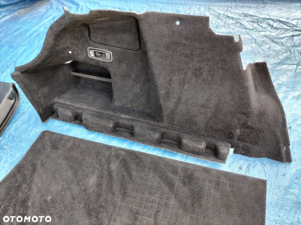 TAPICERKA BAGAŻNIKA KOMPLET PODŁOGA DYWAN WYKŁADZINA BOCZKI BOCZEK LEWY PRAWY OSŁONA PASA TYLNEGO KLAPY USZCZELKA RENAULT LAGUNA III 3 COUPE GT - 3