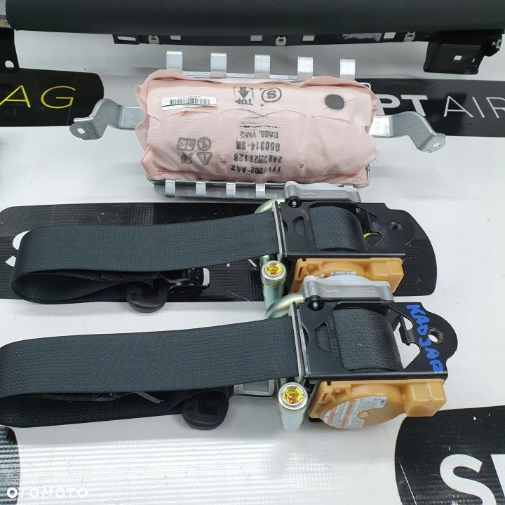 RENAULT KADJAR DESKA ROZDZIELCZA KONSOLA KOKPIT PULPIT PODUSZKI AIRBAG AIR BAG PASY KIT SET - 7