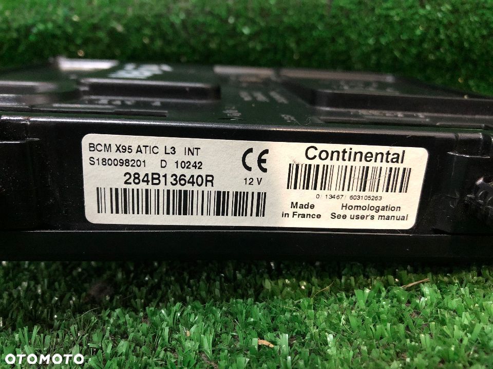 RENAULT MEGANE III 2008-2015 MODUŁ STEROWNIK BCM 284B13640R - 2