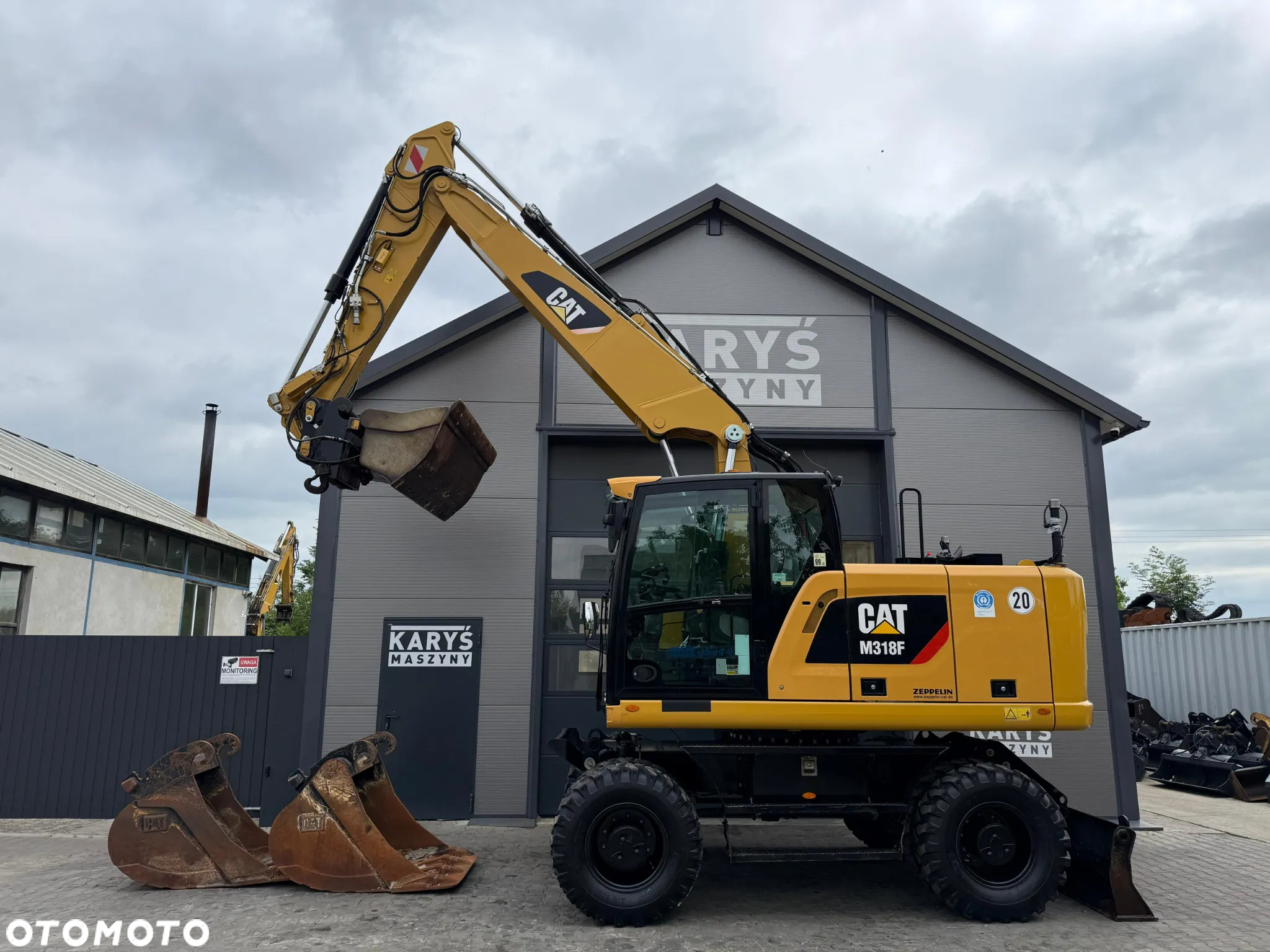 Caterpillar KOPARKA KOŁOWA CAT CATERPILLAR M318F M318 318 316 320 2019R - 9