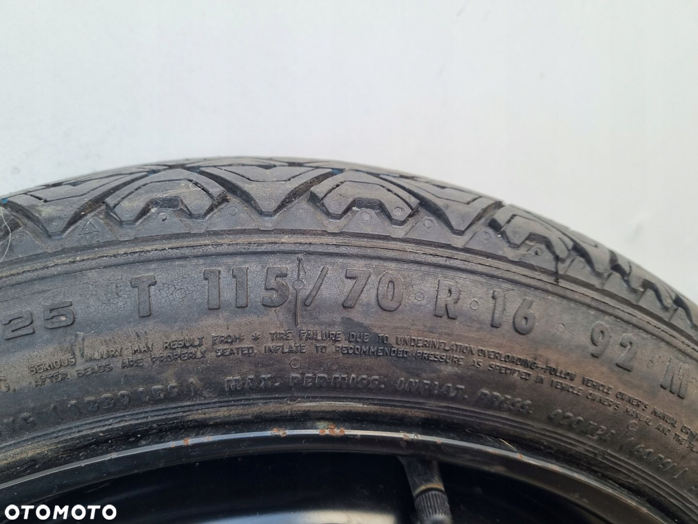 Opel Zafira B Astra H KOŁO DOJAZDOWE dojazdówka 115/70 R16 5x110 2160141 - 5