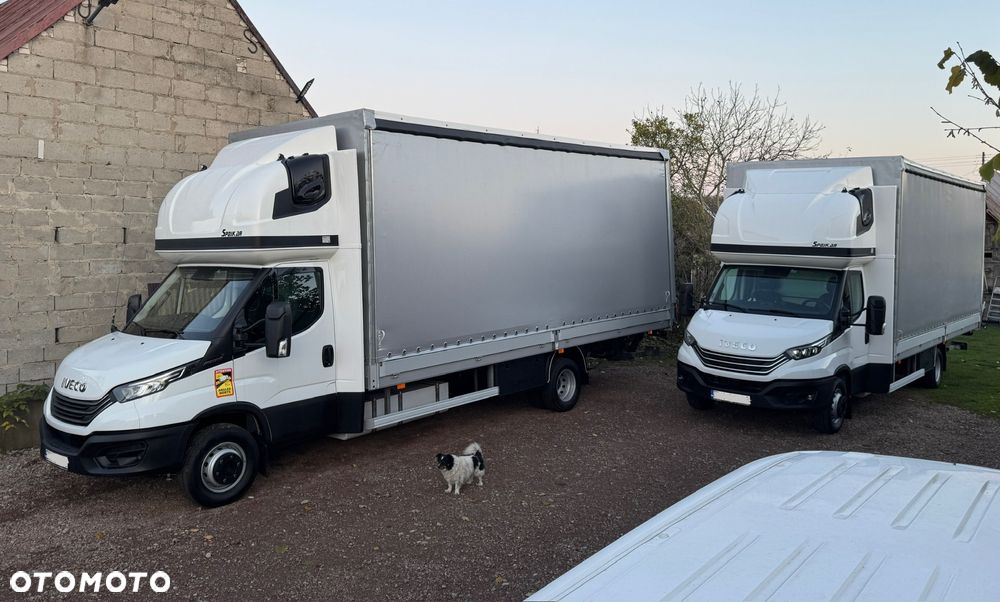 Iveco Daily 2023r Hi-Matic‼️70C18H‼️3.0 // Winda Dhollandia 1000KG // Plandeka 16 Palet 2x Firanka + Dach zsuwany ‼️Wysokość rampowa Full LED Tempomat Aktywny ACC Salon Polska 6.43mx2.45mx2.70m DMC7200KG Faktura Vat 23% - 3