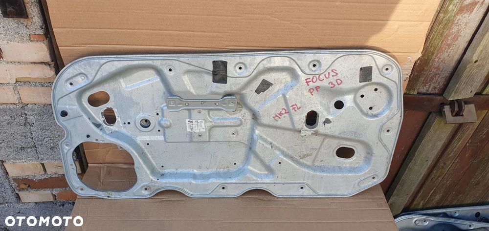 Mechanizm podnośnik szyby prawy przód Ford Focus MK2 3D - 2