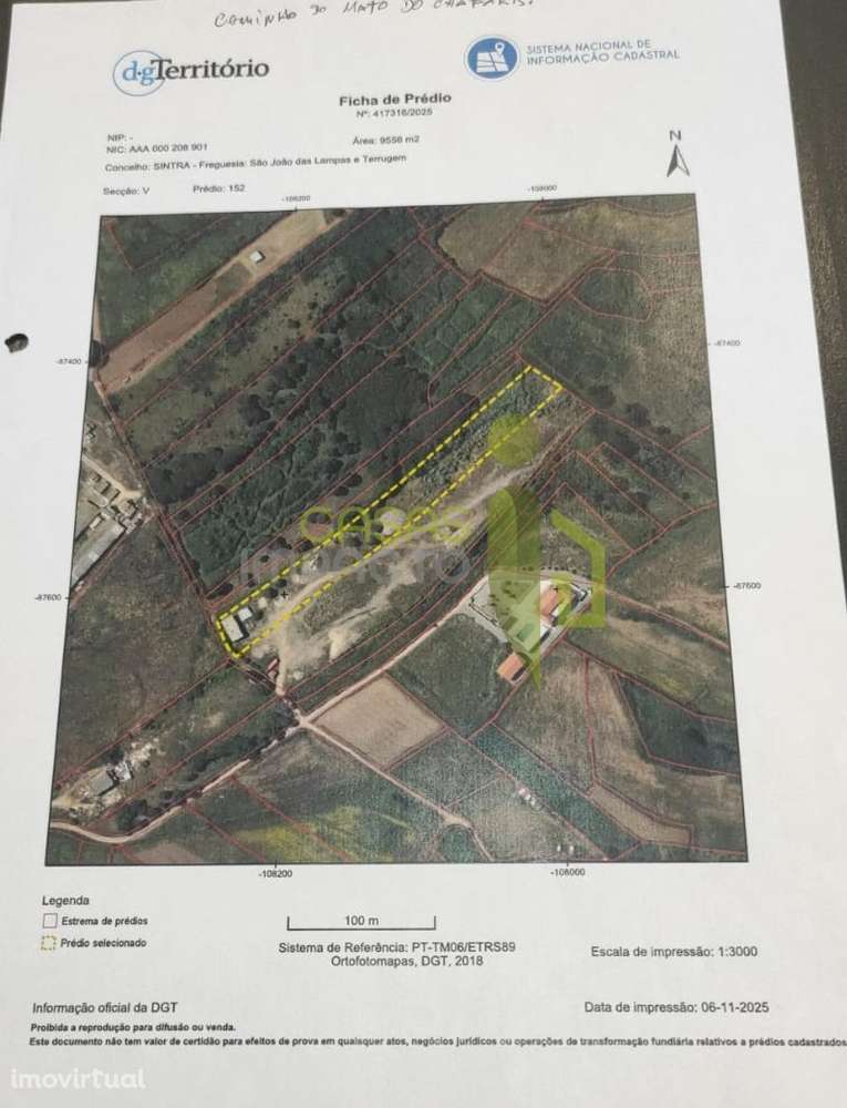 Terreno Rústico com 4.680m2 a venda na Terrugem - Grande imagem: 3/11