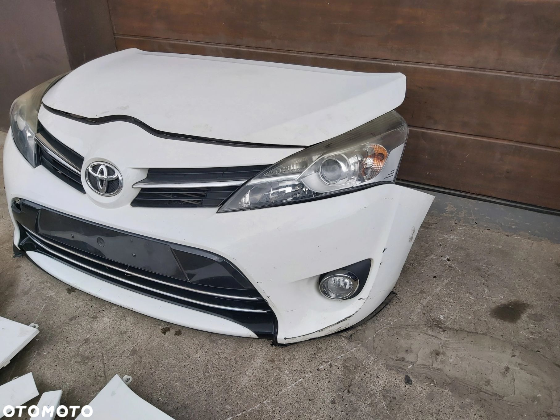 Toyota VERSO LIFT zderzak przód kompletny maska błotnik pas przedni lampa - 5