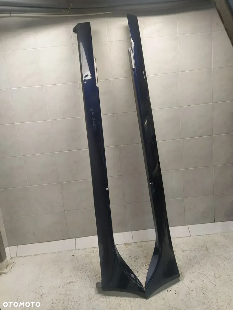 JAGUAR XF X260 LISTWA LISTWY NAKŁADKA PROGOWA PRÓG LEWA PRAWA ORYGINAŁ - 2