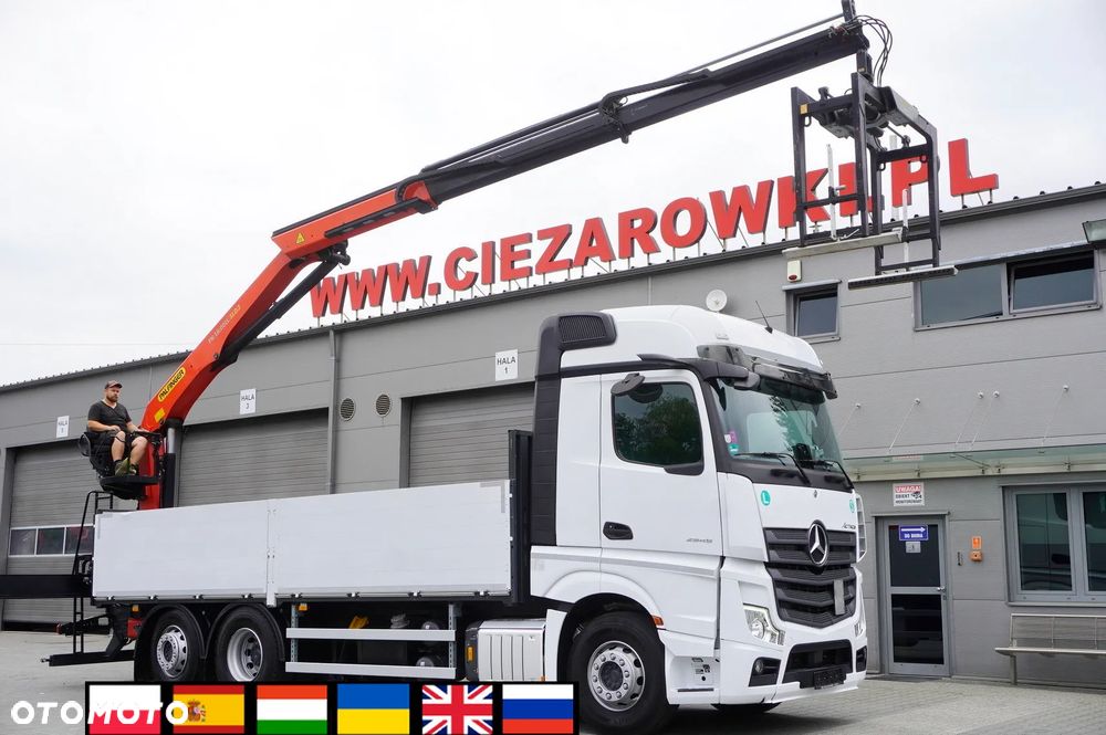 Mercedes-Benz Actros 2545 MP5 / 60 tys. km! / HDS Palfinger PK 18.001L SLD 3 / oś skrętna / 3 szt._259248 - 1