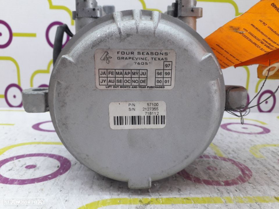 Compressor AC Jeep Cherokee 2.5 TD 116Cv de 1996 - Ref: 3849616 - NO60184 - 4
