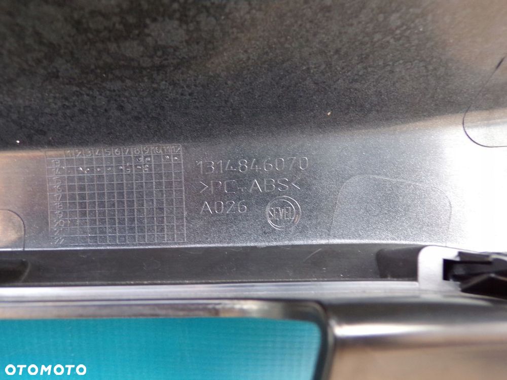 FIAT DUCATO 14- atrapa ORYGINALNA SREBRNA 1314846070 - 11