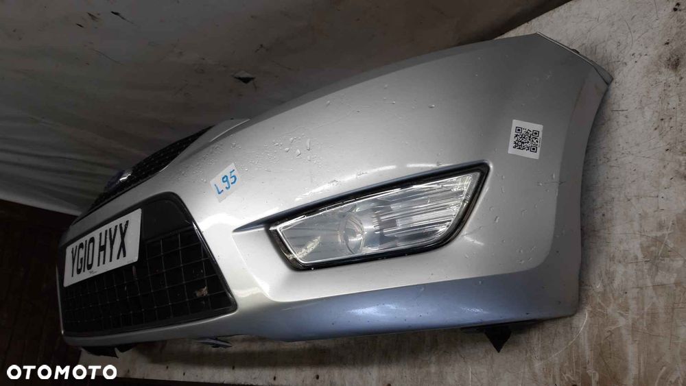 } ZDERZAK PRZÓD PRZEDNI FORD MONDEO MK4 4 IV 60 SZARY HALOGENY - 4