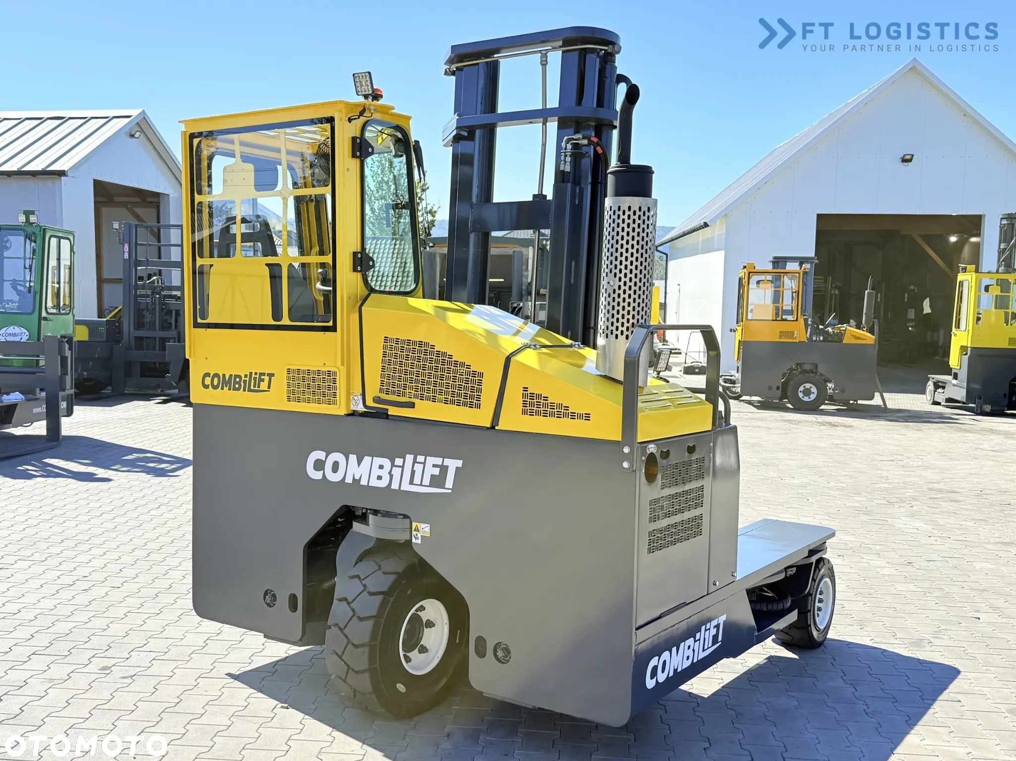 Combilift WÓZEK CZTEROKIERUNKOWY - WIELOKIERUNKOWY C4000 / DIESEL / DUPLEX 4100MM /JEDYNE 2888 MOTOGODZIN /  POZYCJONER WIDEŁ / PEŁNA KABINA - OGRZEWANIE / STAN IDEALNY / Szeroka oferta wózków czterokierunkowych i bocznych, dopasowanych do różnorodnych potrzeb i zastosowań - 7