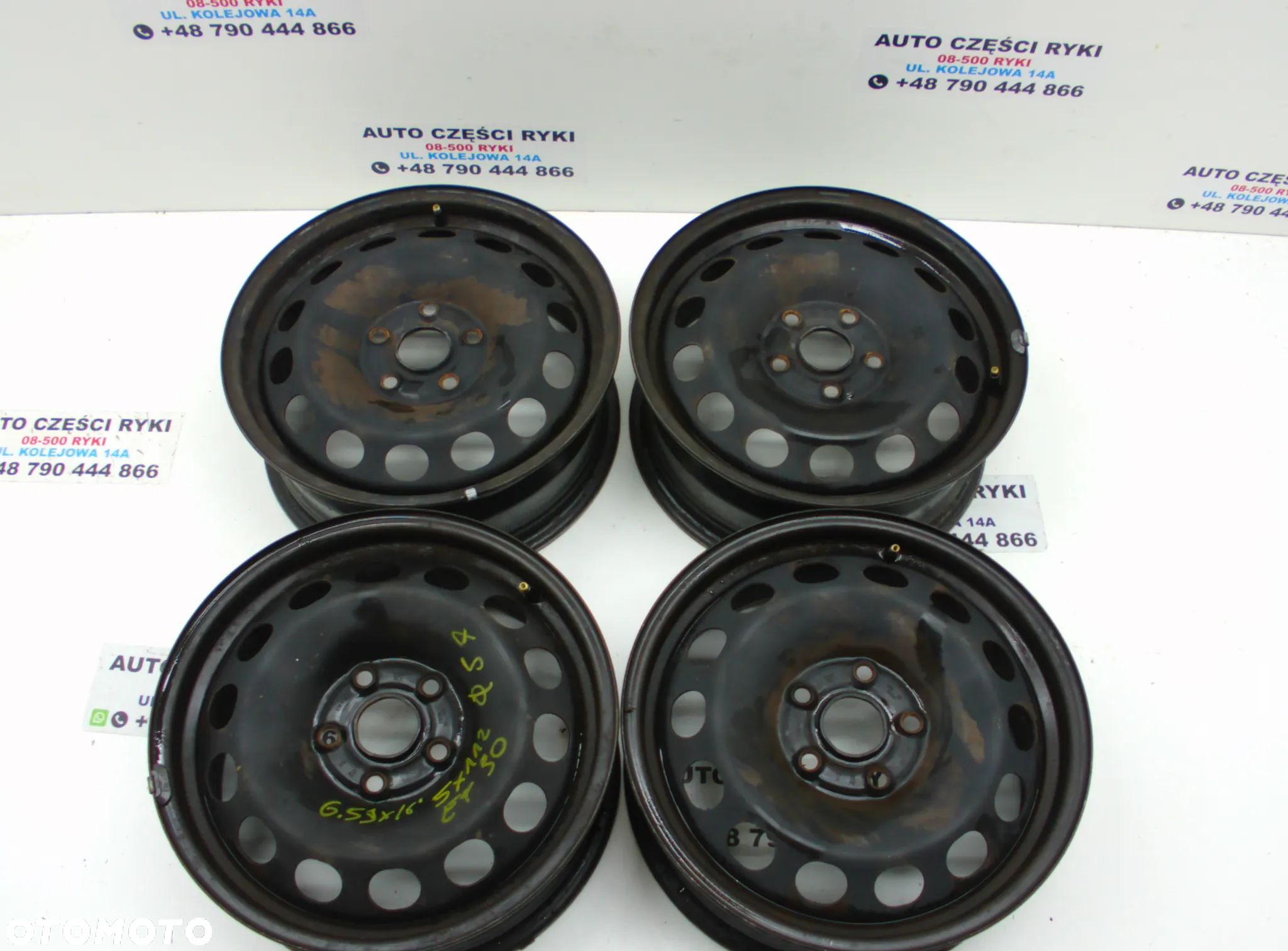 Audi VW Felgi Stalowe 5x112 6.5Jx16 et50 - 1