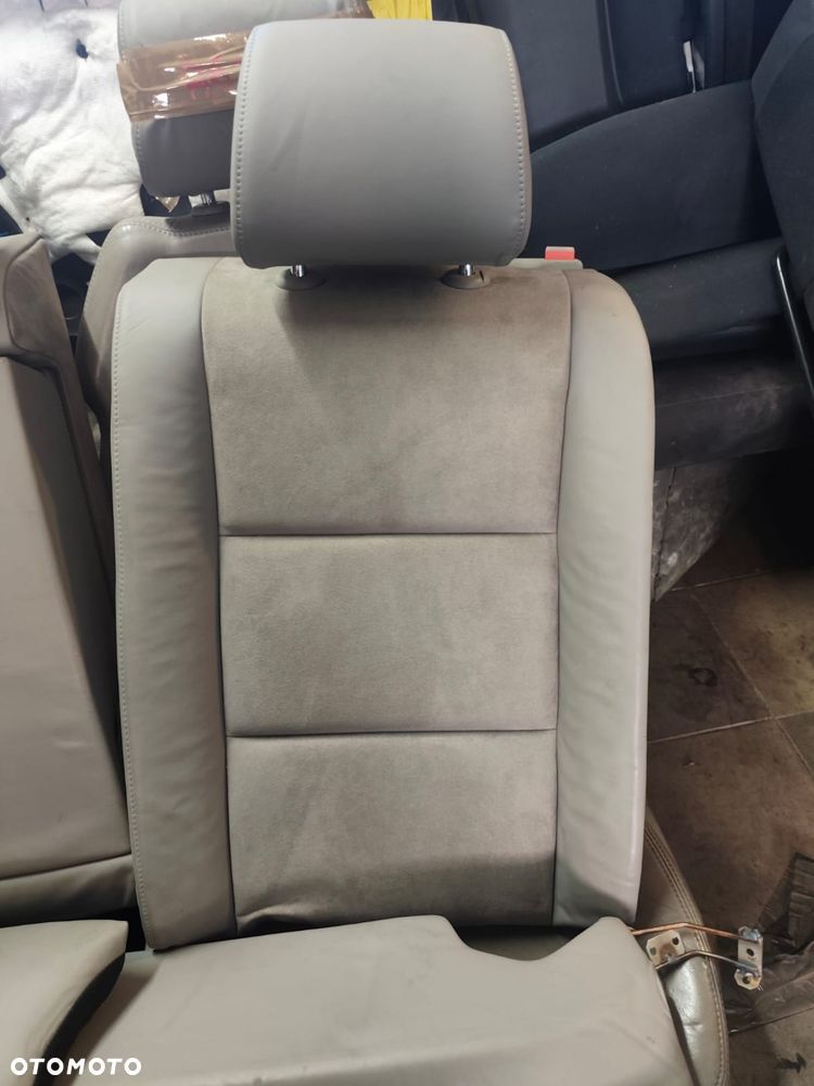 AUDI A6 C6 04- FOTELE KANAPA PÓŁSKÓRA ALCANTARA - 8