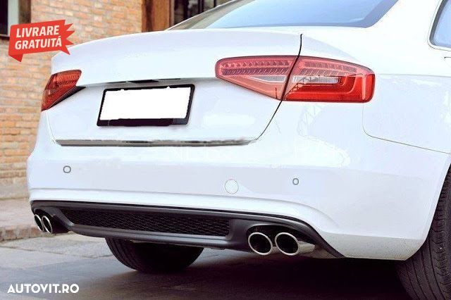 Difuzor Bara Spate Audi A4 B8 Facelift Sedan Avant (2012-2015) S-Line Design doar - livrare gratuita - 10