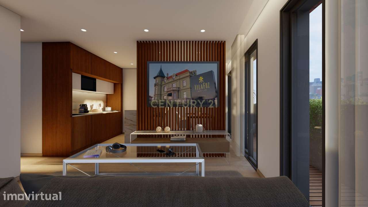Apartamento T2 no último piso, com varanda e vista privilegiada sobre - Grande imagem: 5/14