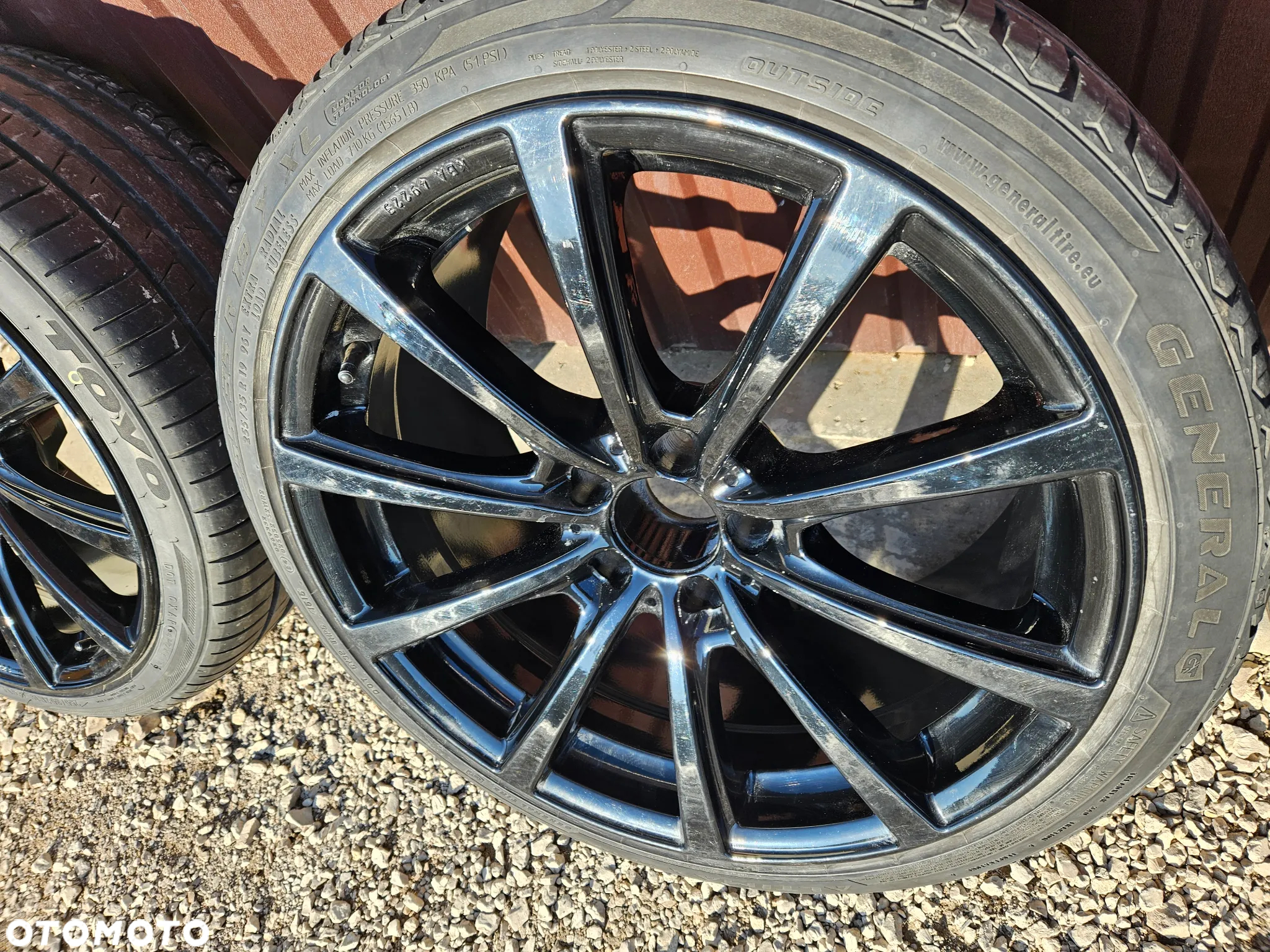 FELGI KOŁA ALUMINIOWE OPONY 19 9,5J ET25 5X112 TOYO 255 35 R 19 AUDI VOLKSWAGEN SKODA - 5