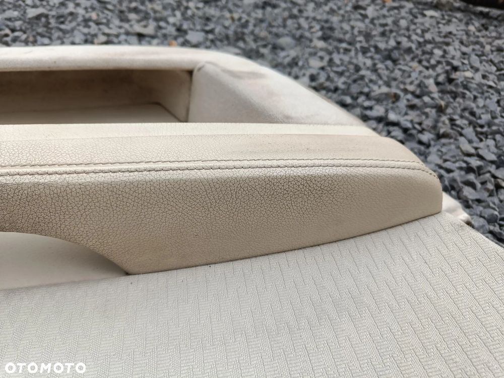 MERCEDES W211 BOCZEK TAPICERKA LEWY PRZÓD PRZEDNI BEŻOWY BEŻ BANAN MATERIAŁ - 7