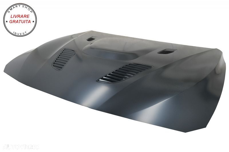 Capota cu Aripi Laterale Negru compatibila cu BMW Seria 3 F30 F31 (2011-2019) M3 G- livrare gratuita - 5