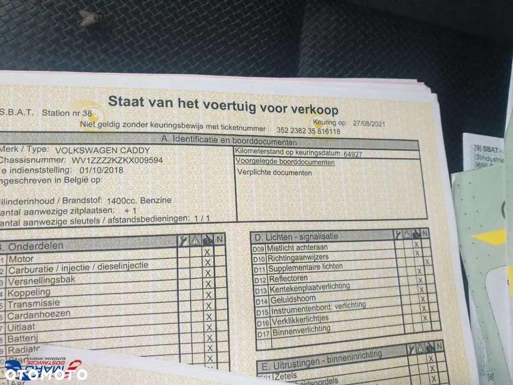 Volkswagen CADDY LONG DSG MAŁY PRZEBIEG Z POTWIERDZENIEM - 36