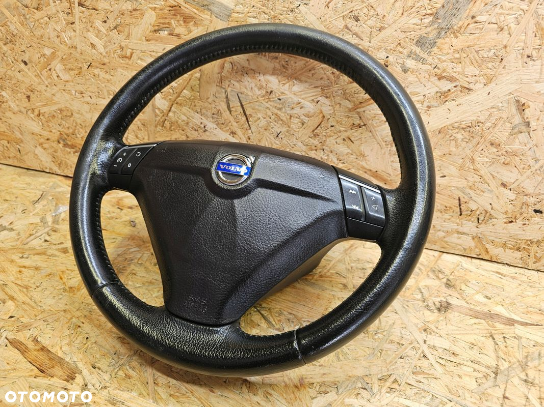 Kierownica skóra skórzana Volvo S60 I 07r poduszka Airbag Multifunkcja - 8