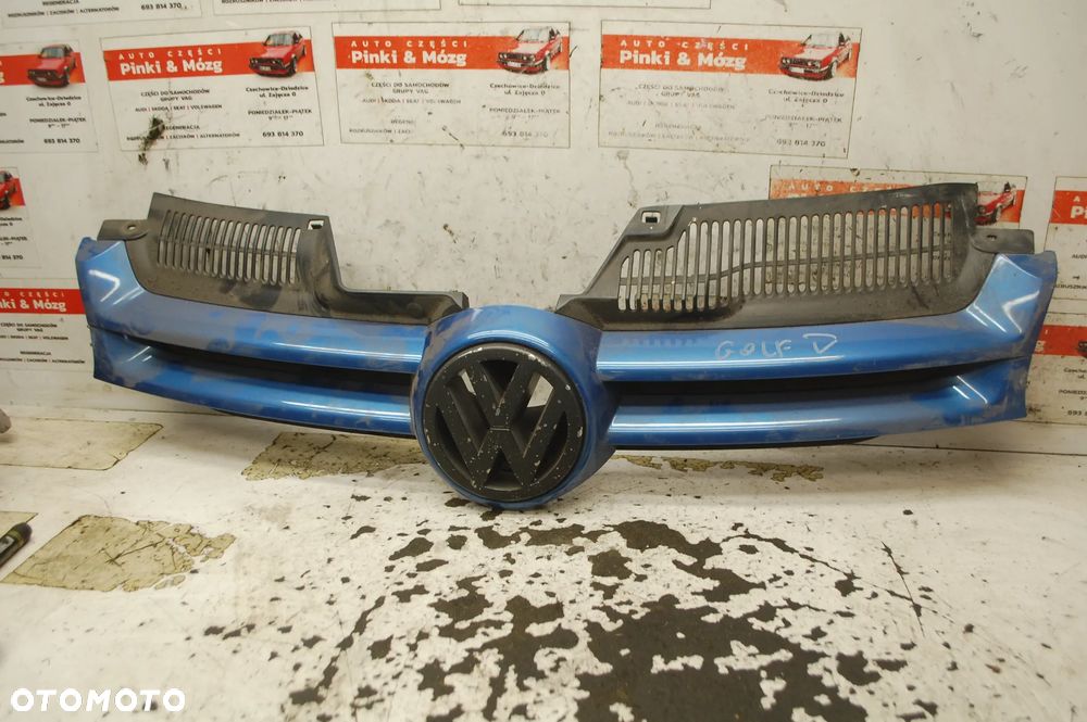 GRILL ATRAPA CHŁODNICY 1K0853651A VW GOLF V LC5G /LC5J - 1