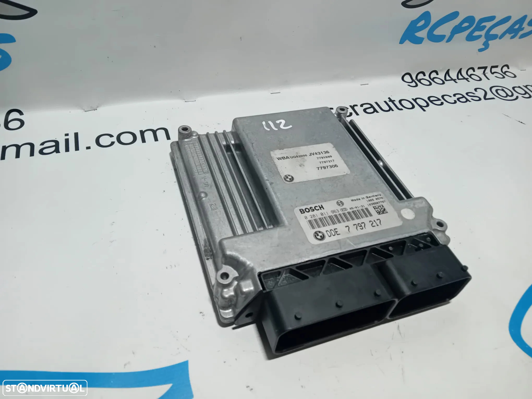 Centralina Bosch Original BMW M47 M47N2 M47N 7 7797 217 / 0 281 011 963 - 4