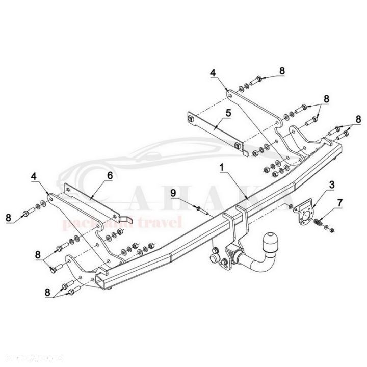 Hak Holowniczy Automat Do Renault Scenic Iv Od 2018 - 3
