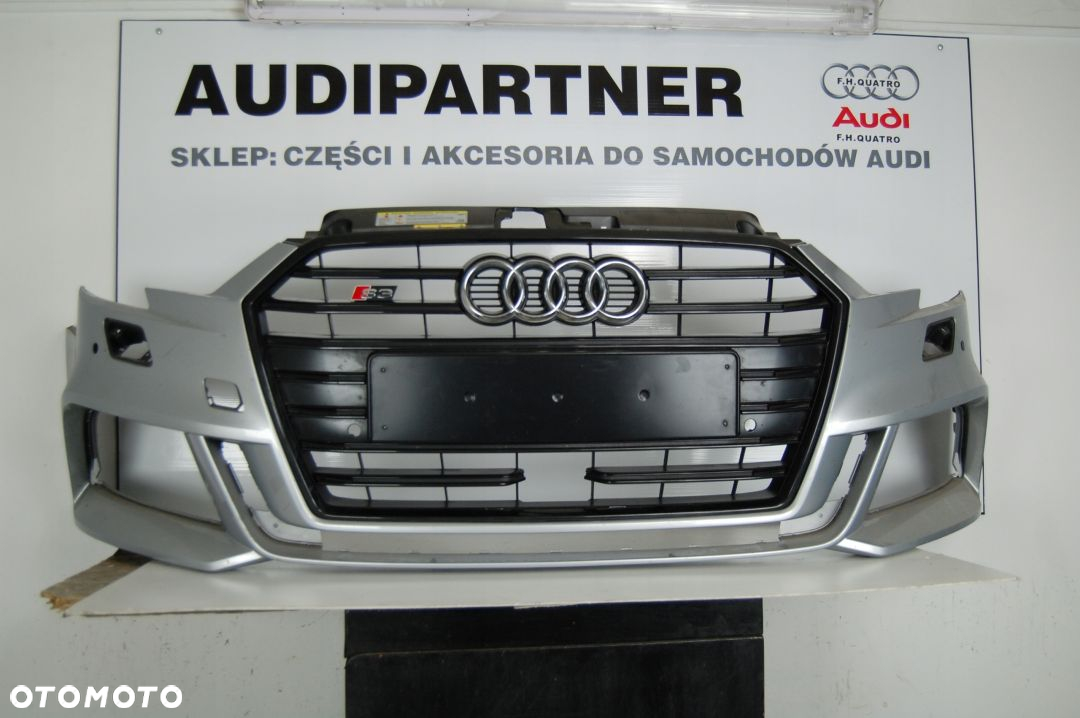 ZDERZAK AUDI S3 8V LIFT 2016-2019 BLACK LINE SEDAN 8v5 - 3