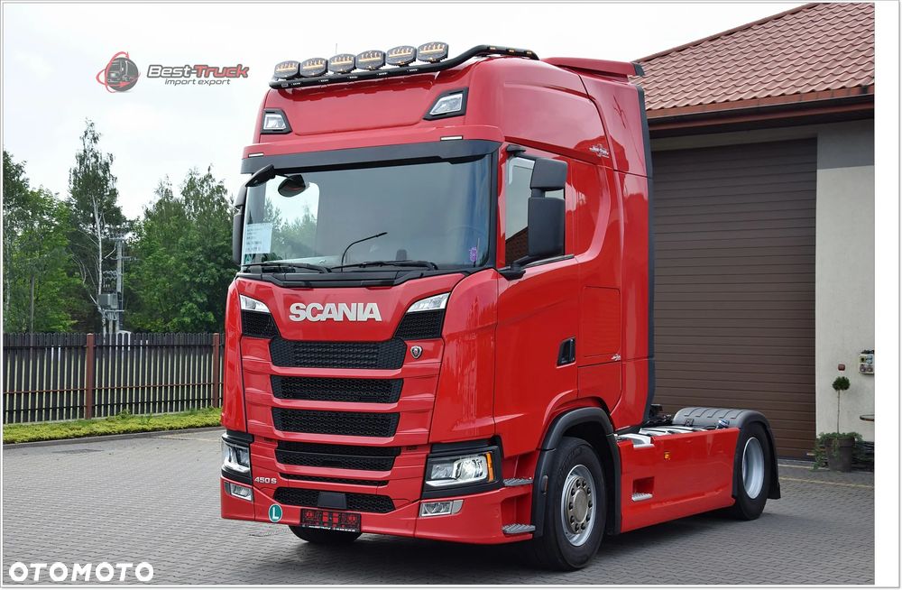 Scania S450 / FULL LED / KLIMA POST. / RETARDER / ZBIORNIKI  1400 L /  DUŻE ZEGARY - 6