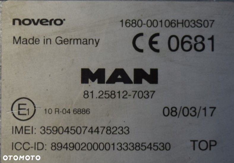 MODUŁ GPS MAN 81.25812-7037 NOVERO - 6