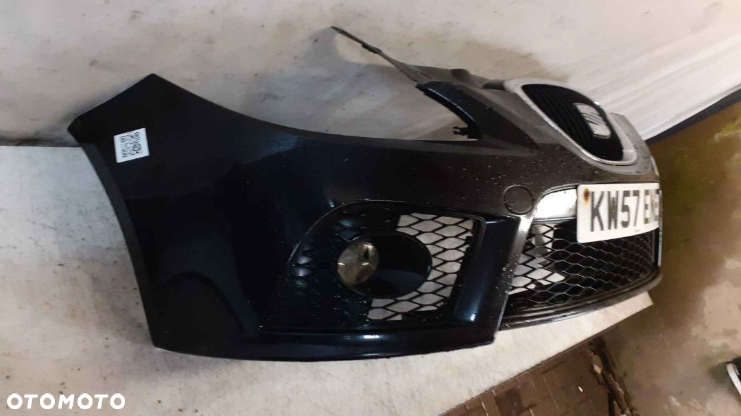 $ ZDERZAK PRZÓD PRZEDNI SEAT LEON 2 II FR CUPRA CZARNY LC9Z - 3