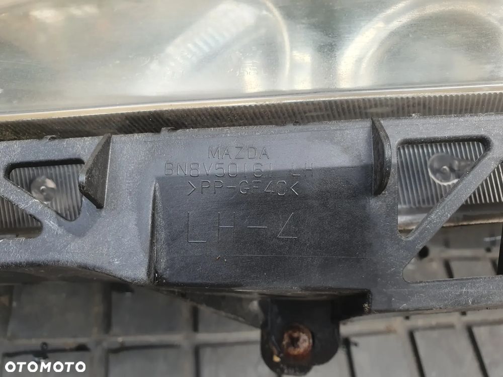 MAZDA3 MAZDA 3 BK HB 03- REFLEKTOR LAMPA PRZEDNIA LEWA EUROPA - 6