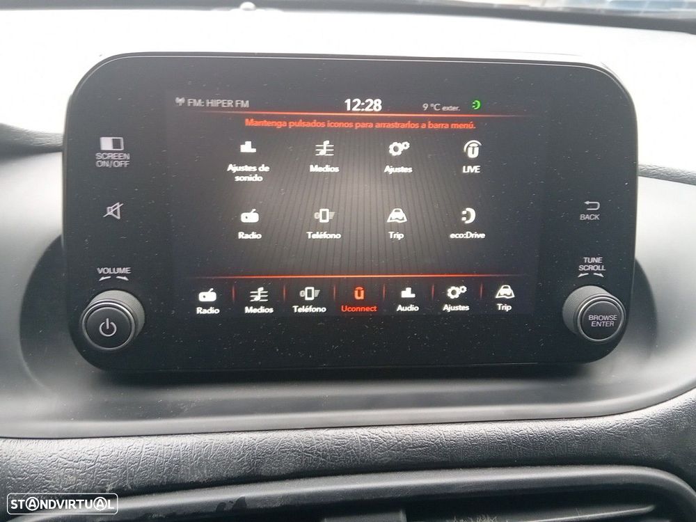 Display / ecrã de informações FIAT Tipo Sedan (356_) - 1