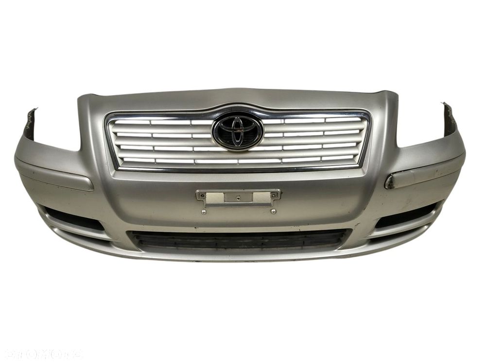 TOYOTA AVENSIS T25 02-05 ZDERZAK PRZÓD PRZEDNI KOMPLETNY ORG. KOLOR 1C0 - 2